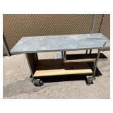 Homemade Rolling Shop Table