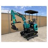 UNUSED AGT 15HP Gas Mini-Excavator KT13R w/Blade