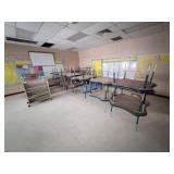 School Surplus: Room E3- Tables, Book Carts