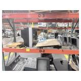 College Surplus- Shelf Aprx(7) TVs, PaperCutter
