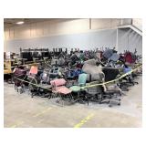 College Surplus- Row of Office Chairs