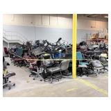 College Surplus- Row of Office Chairs