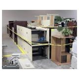College Surplus- Row of Office Furniture