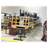 College Surplus- Row of Office Furniture / Tables