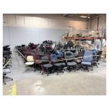 College Surplus- Row of Office Chairs