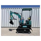 UNUSED AGT 15HP Gas Mini-Excavator QH12R w/Blade