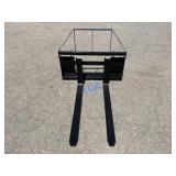 UNUSED Skid-Steer Lifting Fork Attachment,49" Fork