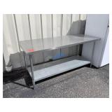 School Surplus- Stainless Kitchen Work Table