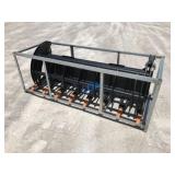 UNUSED Skid-Steer Hydraulic 78" Grapple Bucket