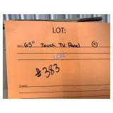 School Surplus- (2)pc 65" Touch Screen TVs