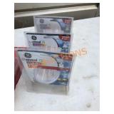 NEW 3pc 75watt Halogen Flood Lights