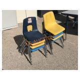 8pc Child Stacking Chairs