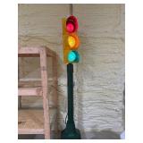 Vintage Traffic Light Post