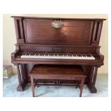 Sterling Cabinet Grand Piano and Bench