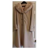 Fur and Wool Coat