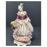 Dresden German Porcelain Lace Figurine