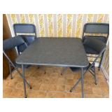 Card Table and Chairs