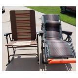 Outdoor Rocker and Lounge Chair