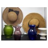 Flower Vases and Garden Hats