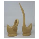 Jaru Art Pottery Modernist Bird Pair