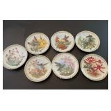 Collection of  Hummingbird Plates by JF