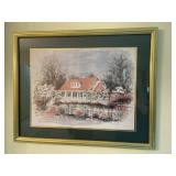 Harold Thomas Signed Watercolor