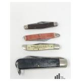 Lot Of Four Assorted Vintage Pocket Knives