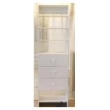 White Closet Insert