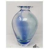Blue And Green Glass Vase