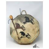 Rawhide Native American Drum