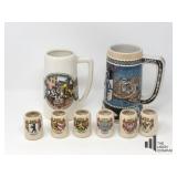 Assorted Beer Steins