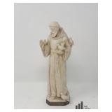 Friar With Doves Figure