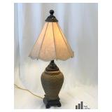Resin Basket Base Lamp