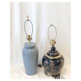 Blue Ceramic Base Lamps