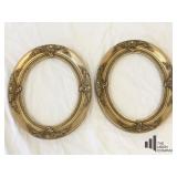 8" x 10 " Oval Gold Frames