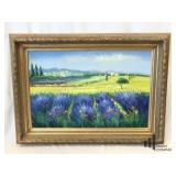 Original Oil Painting In Beautiful Gold Frame