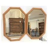 Pair Of Octagon Mirrors