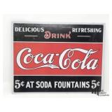 Coca Cola Metal Sign