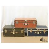 Lot Of Three Foot Lockers