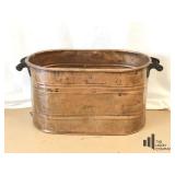 Large Copper Planter