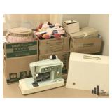Vintage Singer Sewing Machine And More