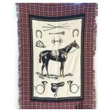Equestrian Throw Blanket
