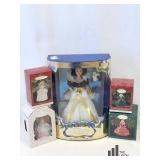 Barbie Christmas Ornaments And Snow White Doll