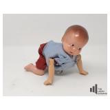 Vintage Crawling Baby Doll
