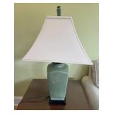 Green Crackle Finish Table Lamp