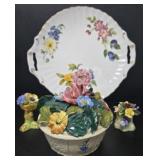 Vintage Capodimonte Italian Pottery Italy.