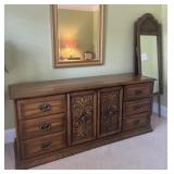 American Drew Mirrored Dresser