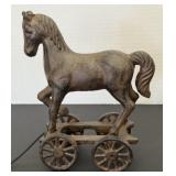 Cast Iron Horse Pull Toy