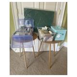 Cross Stitching Supplies with Tables