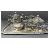 James Tufts Quadruple Plate Butter Dish, Cream